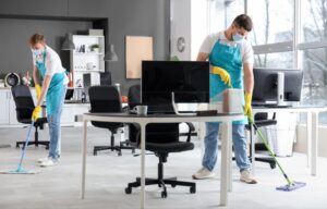 Workplace with Professional Cleaning